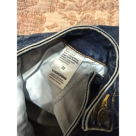 Vigoss Melinda Double Button Trouser Flare Jean - Size 31 - Picture 11 of 11